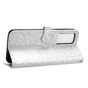 For Blackview A85 Honeycomb Dot Texture Leather Phone Case(Silver)