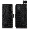 For Motorola Moto G Power 2023 Crocodile Top Layer Cowhide Leather Phone Case(Black) - Motorola Cases by PMC TechLife | Online Shopping South Africa | PMC TechLife | Buy Now Pay Later Mobicred