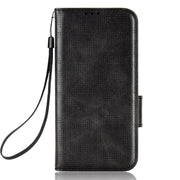For Blackview A85 Symmetrical Triangle Leather Phone Case(Black)
