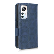 For Blackview A85 Symmetrical Triangle Leather Phone Case(Blue)