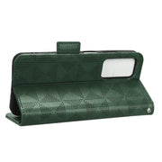 For Blackview A85 Symmetrical Triangle Leather Phone Case(Green)