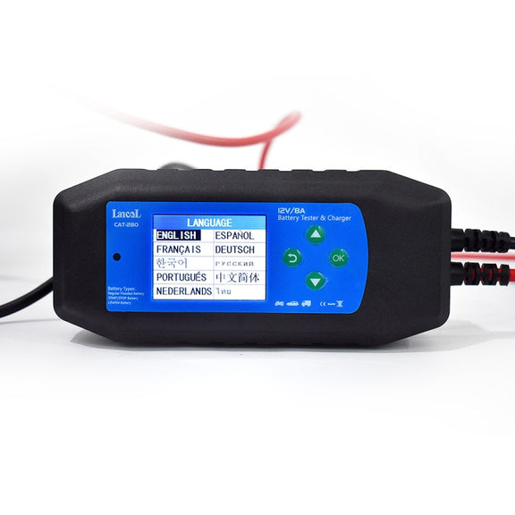 CAT-280 2 in 1 Car Battery Charger & Color Screen Battery Tester