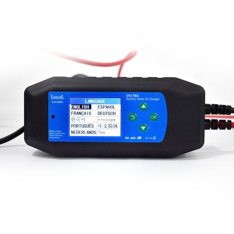 CAT-280 2 in 1 Car Battery Charger & Color Screen Battery Tester