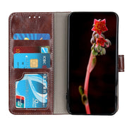 For Nokia C32 4G Retro Crazy Horse Texture Leather Phone Case(Brown)