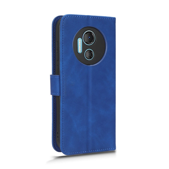 For Doogee X97 / X97 Pro Skin Feel Magnetic Flip Leather Phone Case(Blue)