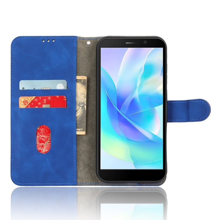 For Doogee X97 / X97 Pro Skin Feel Magnetic Flip Leather Phone Case(Blue)