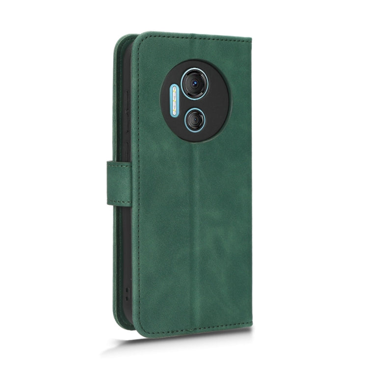 For Doogee X97 / X97 Pro Skin Feel Magnetic Flip Leather Phone Case(Green)