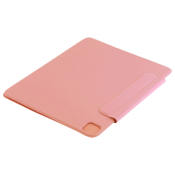 For iPad Air 13 2024 / Pro 12.9 2020 Active Buckle Magnetic PU Leather Tablet Case With Holder & Sleep / Wake-up Function(Orange)