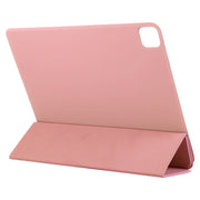 For iPad Air 13 2024 / Pro 12.9 2020 Active Buckle Magnetic PU Leather Tablet Case With Holder & Sleep / Wake-up Function(Orange)