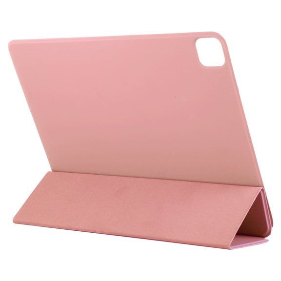 For iPad Air 13 2024 / Pro 12.9 2020 Active Buckle Magnetic PU Leather Tablet Case With Holder & Sleep / Wake-up Function(Orange)