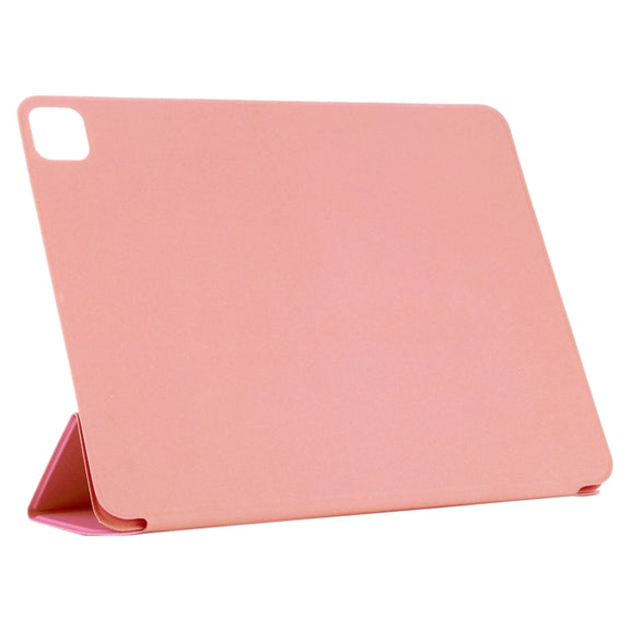 For iPad Air 13 2024 / Pro 12.9 2020 Active Buckle Magnetic PU Leather Tablet Case With Holder & Sleep / Wake-up Function(Orange)