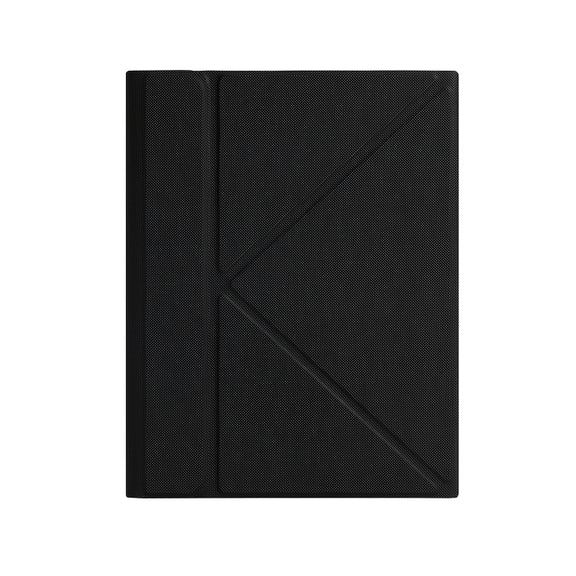 For iPad 2025 / 2022 B10 Triangle Holder Tablet Bluetooth Keyboard Leather Case(Black)