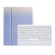 For iPad 2025 / 2022 B10 Triangle Holder Tablet Bluetooth Keyboard Leather Case(Purple) - free shipping - PMC TechLife - Order now!