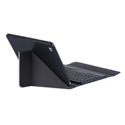 For iPad 2025 / 2022 B10 Triangle Holder Tablet Bluetooth Keyboard Leather Case(Dark Green)
