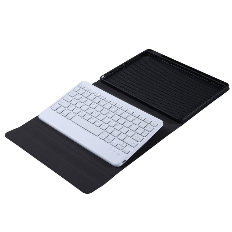 For iPad 10th Gen 10.9 2022 B10S Triangle Holder Three-color Backlight Bluetooth Keyboard Leather Case(Rainbow)
