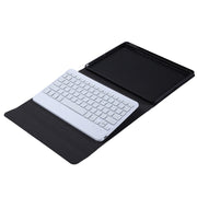 For iPad 2025 / 2022 B10S Triangle Holder Three-color Backlight Bluetooth Keyboard Leather Case(Blue Pink)