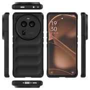 For OPPO Find X6 Pro 5G Magic Shield TPU + Flannel Phone Case(White)