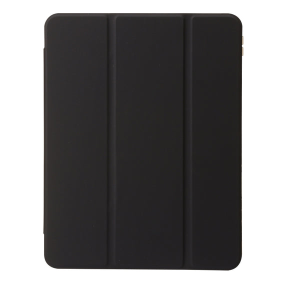 Clear Acrylic Leather Tablet Case For iPad Air 13 2024 / Pro 12.9 2022/ 2021 / 2020 / 2018(Black)