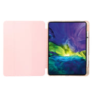 Clear Acrylic Leather Tablet Case For iPad Air 13 2024 / Pro 12.9 2022/ 2021 / 2020 / 2018(Black)