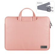 Water-resistant PU Laptop Bag Inner Bag, Size:13 / 14 inch(Rose Gold)