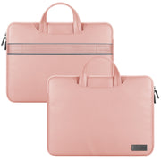 Water-resistant PU Laptop Bag Inner Bag, Size:13 / 14 inch(Rose Gold)