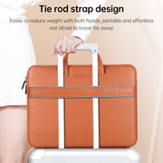 Water-resistant PU Laptop Bag Inner Bag, Size:13 / 14 inch(Grey)