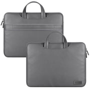 Water-resistant PU Laptop Bag Inner Bag with Power Pack, Size:15 inch(Grey)