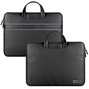 Water-resistant PU Laptop Bag Inner Bag with Power Pack, Size:15 inch(Black)