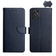 For Motorola Moto G Power 2023 Genuine Leather Fingerprint-proof Horizontal Flip Phone Case(Blue) - Motorola Cases by PMC TechLife | Online Shopping South Africa | PMC TechLife | Buy Now Pay Later Mobicred