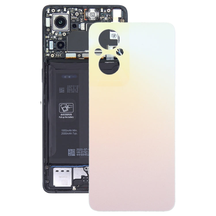 For OPPO F21 Pro 5G Original Battery Back Cover(Gold)