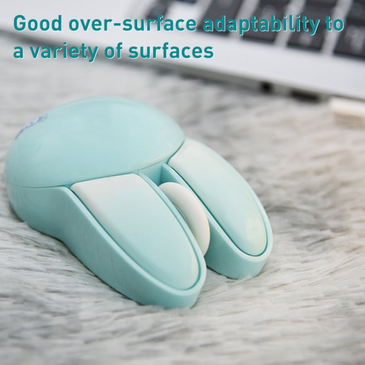 MOFii M6 Rabbit Shape 2.4G Wireless Mute Mouse(Milk Tea)