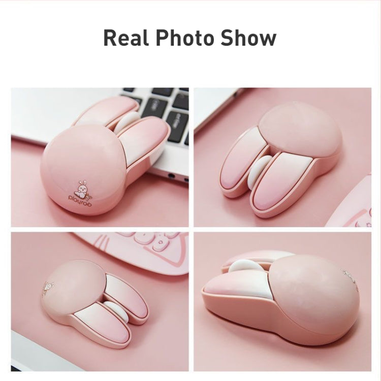 MOFii M6 Rabbit Shape 2.4G Wireless Mute Mouse(Milk Tea)
