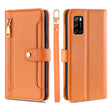 For Rakuten Big S Sheep Texture Cross-body Zipper Wallet Leather Phone Case(Orange) - More Brand by PMC TechLife | Online Shopping South Africa | PMC TechLife | Buy Now Pay Later Mobicred