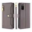 For Rakuten Big S Sheep Texture Cross-body Zipper Wallet Leather Phone Case(Grey) - More Brand by PMC TechLife | Online Shopping South Africa | PMC TechLife | Buy Now Pay Later Mobicred