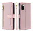 For Rakuten Big S Sheep Texture Cross-body Zipper Wallet Leather Phone Case(Pink) - More Brand by PMC TechLife | Online Shopping South Africa | PMC TechLife | Buy Now Pay Later Mobicred