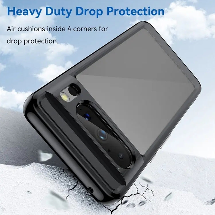 For Google Pixel 8 Pro Colorful Series Acrylic + TPU Phone Case(Black)