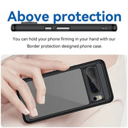 For Google Pixel 8 Pro Colorful Series Acrylic + TPU Phone Case(Black)