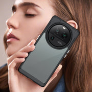 For OPPO Find X6 Pro 5G Colorful Series Acrylic + TPU Phone Case(Black)