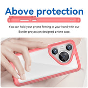 For Huawei Pura 70 Pro+ Colorful Series Acrylic + TPU Phone Case(Red)