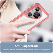 For Huawei Pura 70 Pro+ Colorful Series Acrylic + TPU Phone Case(Red)