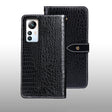 For Blackview A85 idewei Crocodile Texture Leather Phone Case(Black) - More Brand by idewei | Online Shopping South Africa | PMC TechLife | Buy Now Pay Later Mobicred