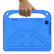 For Lenovo Tab M10 3rd Gen Handle EVA Shockproof Tablet Case with Holder(Blue)