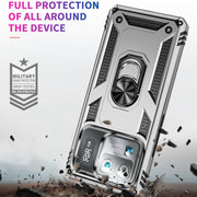 For Xiaomi Mi 11 Ultra Shockproof TPU + PC Phone Case with Holder(Blue)