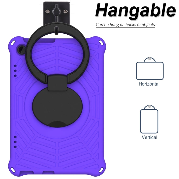 For Lenovo Tab M10 3rd Gen Spider King Silicone Protective Tablet Case(Purple)