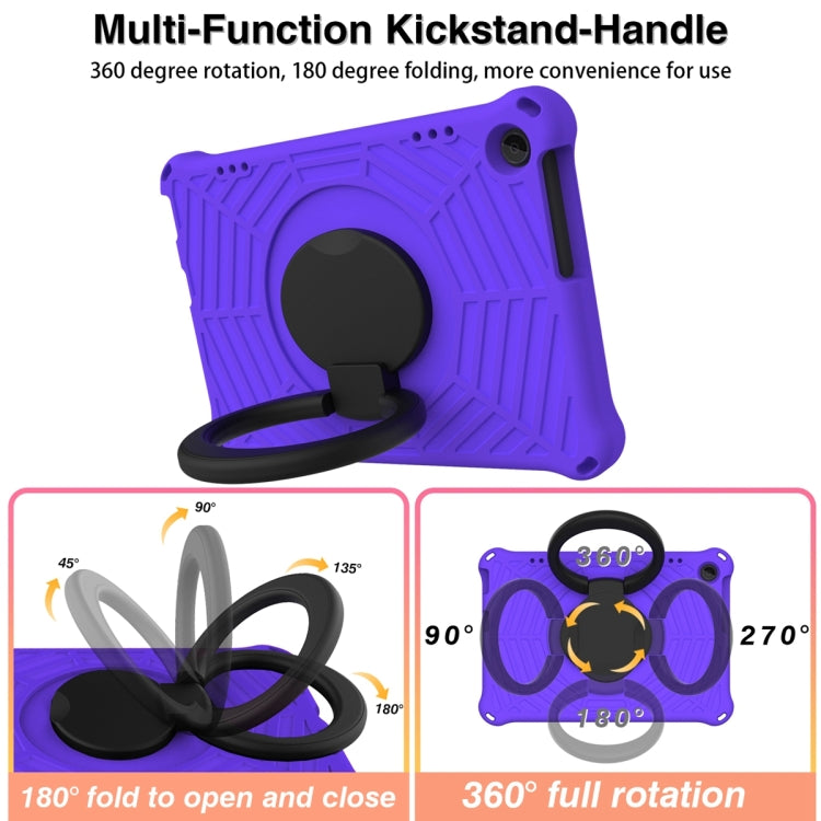 For Lenovo Tab M10 3rd Gen Spider King Silicone Protective Tablet Case(Purple)