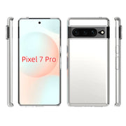 For Google Pixel 7 Pro Water-resistant Texture TPU Phone Case(Transparent)