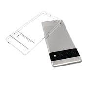 For Google Pixel 7 Pro Water-resistant Texture TPU Phone Case(Transparent)