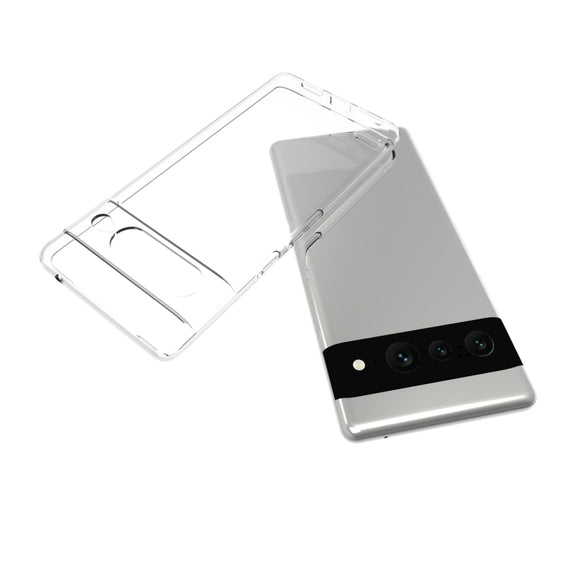 For Google Pixel 7 Pro Water-resistant Texture TPU Phone Case(Transparent)