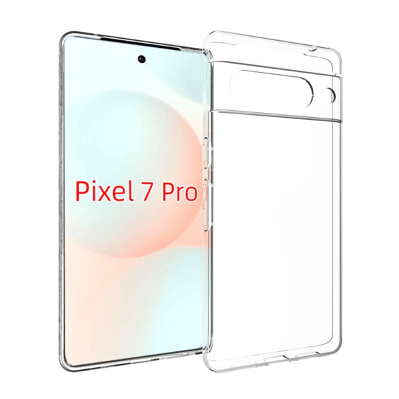 For Google Pixel 7 Pro Water-resistant Texture TPU Phone Case(Transparent)