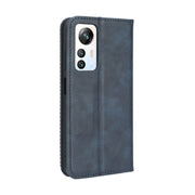 For Blackview A85 Magnetic Buckle Retro Texture Leather Phone Case(Blue)